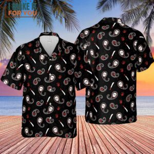 Jason Voorhees Friday The 13th Pattern Hawaiian Shirt 4