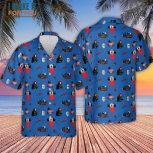 Jason Vorhees Camp Crystal Lake Halloween Hawaiian Shirt 4