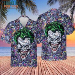 Joker The Most Favourite Characters Pattern Hawaiian Shirt 4