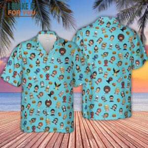 Many Faces of Bobs Burger Hawaiian Shirt 4