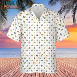 Mega Man Pattern Hawaiian Shirt 2
