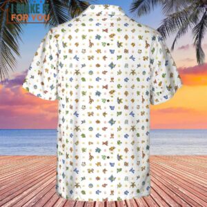 Mega Man Pattern Hawaiian Shirt 3