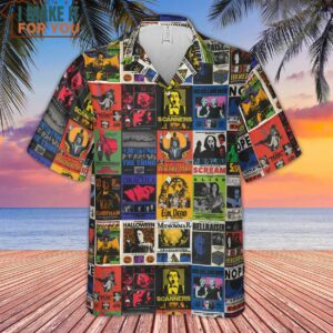 Modern Horror Movies Nope Ghostface Pinhead Pearl Leatherface Halloween Hawaiian Shirt 2