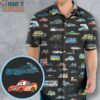 Movie Cars Pattern Hawaiian Shirt, Men Vintage Hawaiian Shirt