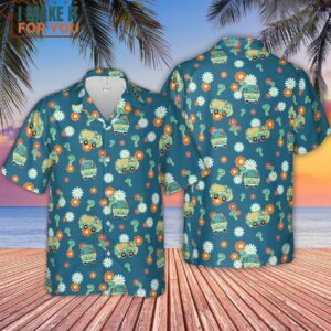 Mystery Machine Scooby Doo Hawaiian Shirt 4