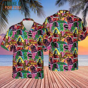 Monsters Pop Collage Universal Monsters Hawaiian Shirt 4