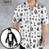 Nosferatu Pattern Hawaiian Shirt, Men Vintage Hawaiian Shirt