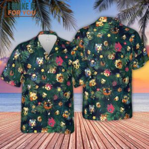 New Horizons Characters Amimal Crossing Hawaiian Shirt 4