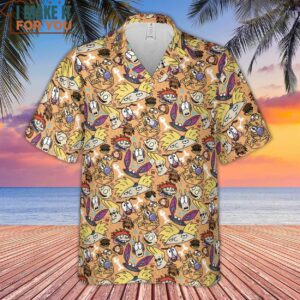 Nickelodeon 90s Mashup Hawaiian Shirt 2 1