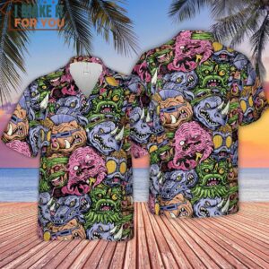 Nostalgic Villains Teenage Mutant Ninja Turtles Hawaiian Shirt 4
