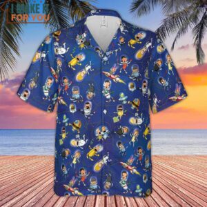 Outer Space Bobs Burgers Hawaiian Shirt 2