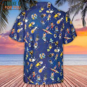 Outer Space Bobs Burgers Hawaiian Shirt 3