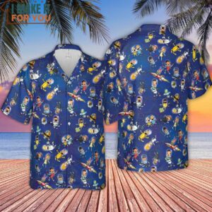 Outer Space Bobs Burgers Hawaiian Shirt 4