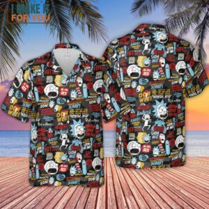 Ooh Wee! Rick and Morty Hawaiian Shirt 4