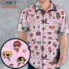 Power Puff Girls Characters Pattern Hawaiian Shirt, Vintage Hawaiian Shirt Sale