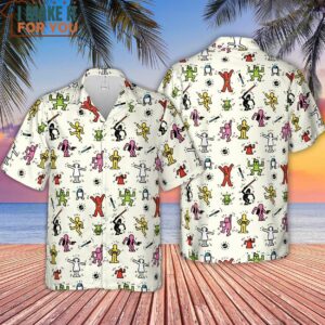 Pop Wars Star Wars Pop Art Pattern Hawaiian Shirt 4