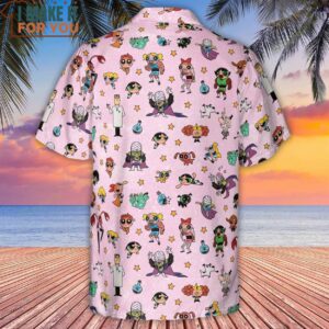 Power Puff Girls Characters Pattern Hawaiian Shirt 3