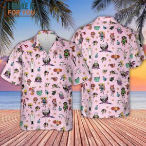 Power Puff Girls Characters Pattern Hawaiian Shirt 4