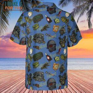 Rad Away Fallout Hawaiian Shirt 3