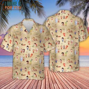 Pyramid America Star Trek Characters Hawaiian Shirt 4