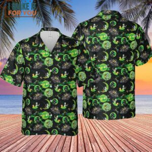 Rick and Morty Pattern Hawaiian Shirt 4
