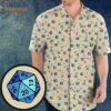 RPG DND Dices Pattern Hawaiian Shirt, Cool Hawaiian Shirt for Men