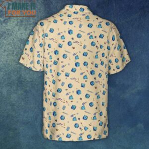 RPG DND Dices Pattern Hawaiian Shirt 3