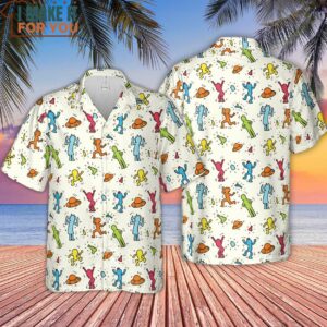 Rick Haring Rick and Morty Pop Art Pattern Hawaiian Shirt 4