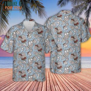 Rick Sanchez Rick and Morty Pattern Hawaiian Shirt 4