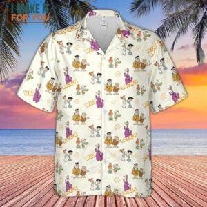 Rockn The Flintstones Hawaiian Shirt 2