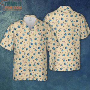RPG DND Dices Pattern Hawaiian Shirt 4