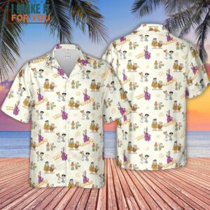 Rockn The Flintstones Hawaiian Shirt 4