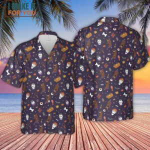 Scooby Doo Monsters Halloween Hawaiian Shirt 4