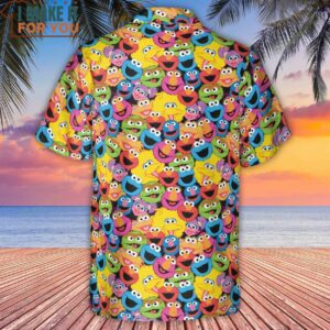 Sesame Street Characters Pattern Hawaiian Shirt 3
