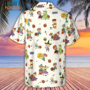 Rugrats Happy Halloween Pattern Hawaiian Shirt 3 1