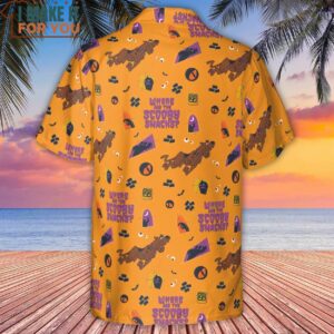 Scooby Snacks Halloween Pattern Hawaiian Shirt 3