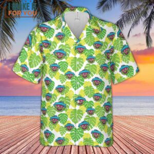 Sesame Street Oscar the Grouch Hawaiian Shirt 2