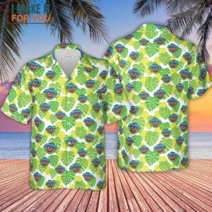 Sesame Street Oscar the Grouch Hawaiian Shirt 4