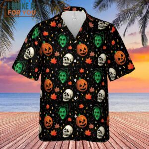 Silver Shamrock Halloween III Season Of The Witch Hawaiian Shirt 2