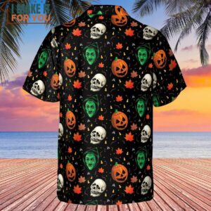 Silver Shamrock Halloween III Season Of The Witch Hawaiian Shirt 3