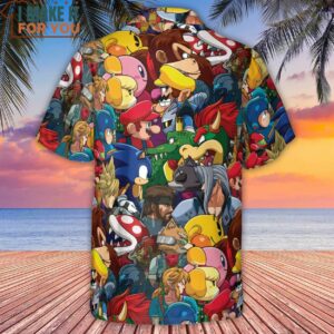 Smash Fight Super Smash Characters Hawaiian Shirt 3