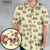 So Cute Bowser and Mario Pattern Hawaiian Shirt, Cool Hawaiian Shirt for Men