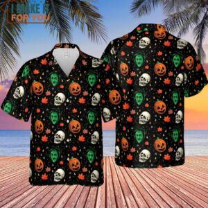 Silver Shamrock Halloween III Season Of The Witch Hawaiian Shirt 4