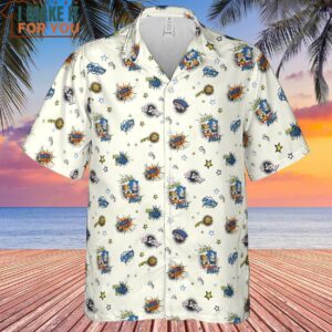 Sonic The Hedgehog Pattern Hawaiian Shirt 2