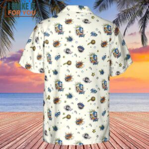 Sonic The Hedgehog Pattern Hawaiian Shirt 3