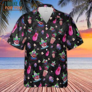 Space Horror Movie Killer Klowns Outer Hawaiian Shirt 2