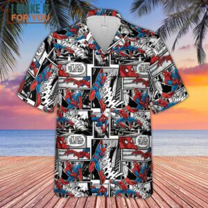 Spider Man Comic Pattern Hawaiian Shirt 2