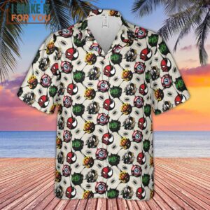 Spider Venom Pattern Hawaiian Shirt 2