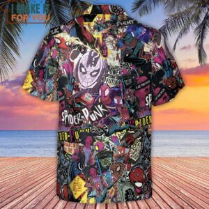 Spider Punk Get Punked Across Spider Verse Hawaiian Shirt 3