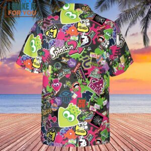 Splatoon Video Game Pattern Hawaiian Shirt 3